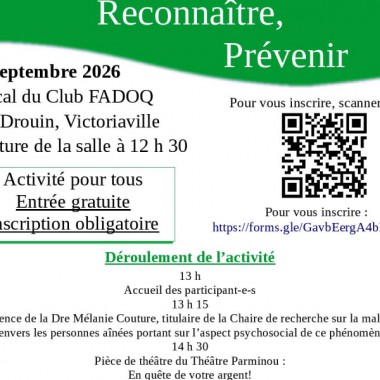 Les fraudes chez les personnes aînées : Comprendre, Reconnaître, Prévenir